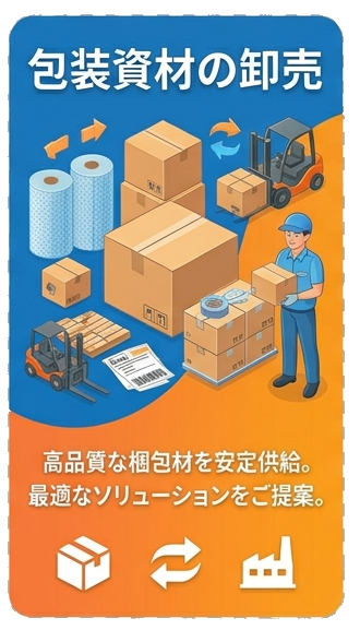 包装資材の卸売業